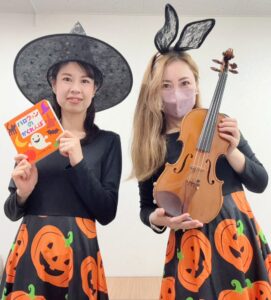 ハロウィンのリトミックイベント